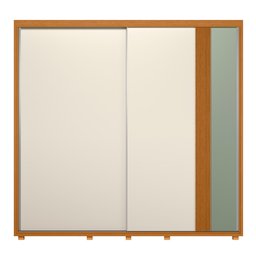 Guarda Roupa Casal 02 Portas Deslizantes Acácia - 7