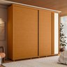 Guarda Roupa Casal 02 Portas Deslizantes Acácia - 4