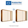 Guarda Roupa Casal 02 Portas Deslizantes Acácia - 14