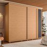 Guarda Roupa Casal 02 Portas Deslizantes Acácia - 3