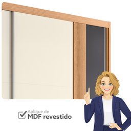 Guarda Roupa Casal 02 Portas Deslizantes Acácia - 18