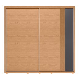 Guarda Roupa Casal 02 Portas Deslizantes Acácia - 12