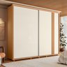 Guarda Roupa Casal 02 Portas Deslizantes Acácia - 1