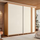 Ver imagem 1 de Guarda Roupa Casal 02 Portas Deslizantes Acácia