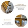 Cômoda 6 Gavetas MDF e Madeira Maciça Linha Prata  - 5