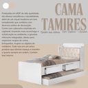 Ver imagem 7 de Bicama de Solteiro Tamires de Mdf com Cabeceira Estofada + 2 Colchões D20