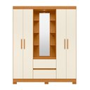 Ver imagem 2 de Guarda Roupa Capelinha Casal 04 Portas Olímpia