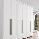 Ver mais imagens de Guarda Roupa Casal Americano 6 Portas com Amortecimento 6 Gavetas com Usinagem