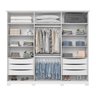 Guarda Roupa Casal Americano 6 Portas com Amortecimento 6 Gavetas com Usinagem - 2