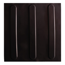 Ver imagem 1 de Kit 16 Pçs Piso Tátil Pvc 25x25 Direcional Preto