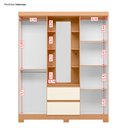 Ver imagem 5 de Guarda Roupa Capelinha Casal 04 Portas Olímpia