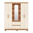 Ver imagem 2 de Guarda Roupa Capelinha Casal 04 Portas Olímpia