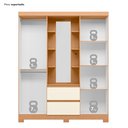 Ver imagem 6 de Guarda Roupa Capelinha Casal 04 Portas Olímpia