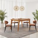 Ver imagem 1 de Conjunto Sala de Jantar Mesa Elegance com 4 Cadeiras Bless