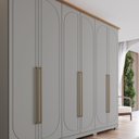 Ver mais imagens de Guarda Roupa Casal Americano 6 Portas com Amortecimento 6 Gavetas com Usinagem
