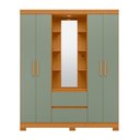 Ver imagem 2 de Guarda Roupa Capelinha Casal 04 Portas Olímpia