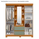 Ver imagem 4 de Guarda Roupa Capelinha Casal 04 Portas Olímpia