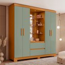 Ver imagem 1 de Guarda Roupa Capelinha Casal 04 Portas Olímpia