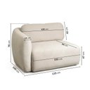 Ver imagem 5 de Sofá Modular 2 Lugares Com Sumiê Orla CabeCasa MadeiraOriginals