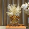Arranjo de Flores Envelhecidas Artificiais no Vaso Trouxinha 27cm | Beleza Atemporal Formosinha - 1
