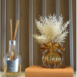 Arranjo de Flores Envelhecidas Artificiais no Vaso Trouxinha 27cm | Beleza Atemporal Formosinha - 3
