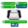 15 Cubas Pia Inox N0 40x34x14 Aço 430 Cozinha As Atacado Kit - 2