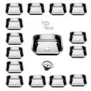 Ver imagem 1 de 15 Cubas Pia Inox N0 40x34x14 Aço 430 Cozinha As Atacado Kit