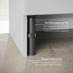 Cozinha Modulada 5 Peças 4 Aéreos 1 Balcão Nara Cabecasa Madeiramadeira - 16