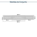 Ver imagem 7 de Cozinha Planejada 5 Peças 4 Aéreos 1 Balcão Nara CabeCasa MadeiraOriginals Cinza