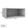 Cozinha Modulada 5 Peças 4 Aéreos 1 Balcão Nara CabeCasa MadeiraMadeira - 8