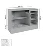 Cozinha Modulada 5 Peças 4 Aéreos 1 Balcão Nara CabeCasa MadeiraMadeira - 12