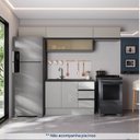 Ver imagem 3 de Cozinha Modulada 5 Peças 4 Aéreos 1 Balcão Nara CabeCasa MadeiraOriginals