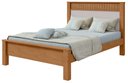 Ver imagem 1 de Cama Casal Athenas - Lopas Amendoa Clean/off White