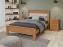 Ver imagem 7 de Cama Casal Athenas - Lopas Amendoa Clean/off White