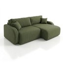 Ver imagem 2 de Sofá Cama Modular 3 Lugares Orgânico 210cm Base Madeira Maciça Cancún