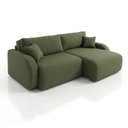 Ver imagem 2 de Sofá Cama Modular 2 Lugares Orgânico 210cm Base Madeira Maciça Cancún