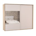 Ver imagem 2 de Guarda Roupa Casal 2 Portas de Correr Santorini 2 Espelhos