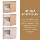 Ver imagem 7 de Guarda Roupa Casal 2 Portas de Correr Santorini 2 Espelhos