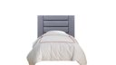 Ver imagem 1 de Cabeceira Modulada Estofada de Cama Box Solteiro Linho Cinza