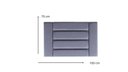 Ver imagem 2 de Cabeceira Modulada Estofada de Cama Box Solteiro Linho Cinza