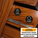 Ver imagem 7 de Guarda-Roupa Casal com 6 Portas com 4 Gavetas Internas e Maleiro Amsterdã Ii