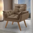 Ver imagem 2 de Kit 2 Poltronas em Veludo Base Palito Quadrada Opalla Prime