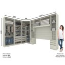 Ver imagem 2 de Quarto Modulado Casal 6 Peças Seletto Henn Areia Hp