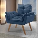 Ver imagem 5 de Kit 2 Poltronas em Veludo Base Palito Quadrada Opalla Prime