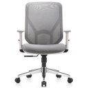 Ver imagem 7 de Kit 8 Cadeiras Escritório Diretor NR17 Tela Mesh Gamma