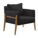 Ver imagem 2 de Kit 2 Poltronas Decorativa para Sala de Estar Orion Preto