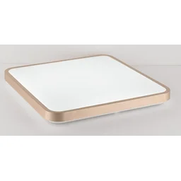 Plafon de Sobrepor Led 120w 9000lm Multitemperatura Bivolt Metal Dourado e Acrílico - 1