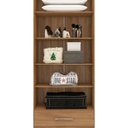 Ver imagem 6 de Guarda-Roupa 100% MDF 2 Portas 1 Gaveta com Espelhos Smart Plus Espresso Móveis Bege/Cinamomo