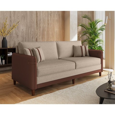 Sofá Living 3 Lugares 212cm Manágua Yescasa