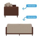Ver imagem 5 de Sofá Living 3 Lugares 212cm Manágua Yescasa